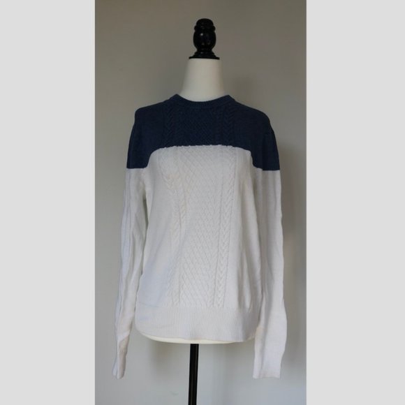 Colour Block Knitted Sweater - Picture 1 of 12